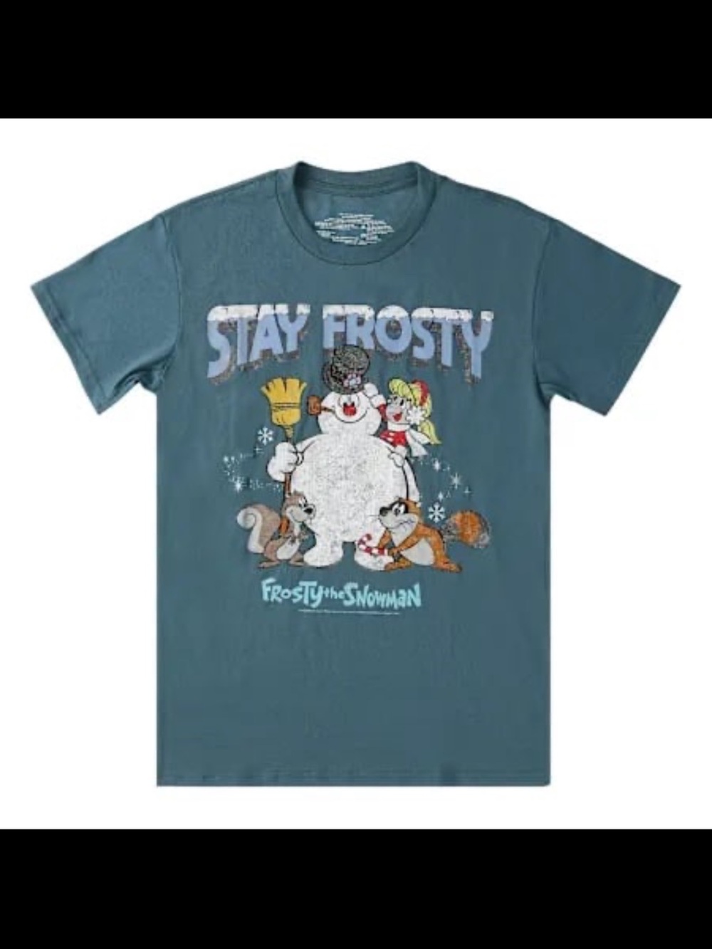 Frosty the Snowman 'Stay Frosty' Graphic Tee - Teal